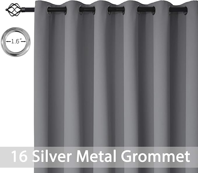 Yakamok Blackout Patio Curtains 100x84 Inches - Image 4