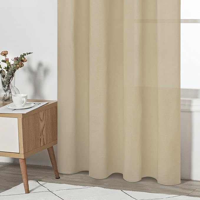 FRAMICS Farmhouse Cotton Linen Curtains - Image 7