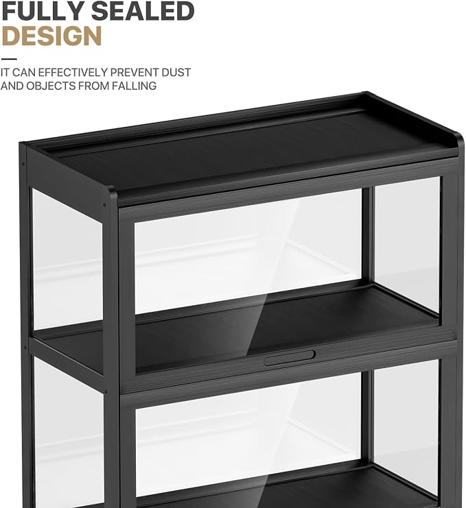 MoNiBloom 67.5" Curio Display Cabinet - Image 6
