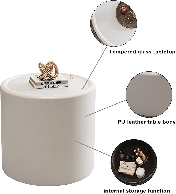 SSLine Modern Round Side Table - Image 4