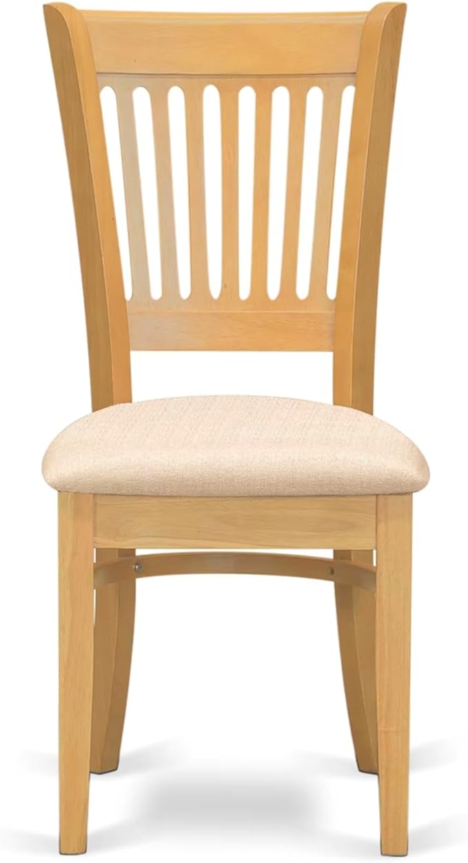 East West Furniture ANVA5-OAK-C 5 Piece Dining Room Furniture Set Includes a - Image 7