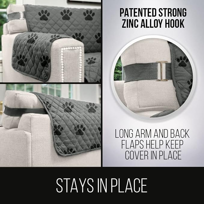 Sofa Shield® Couch Slip Covers for Dogs, Reversible Furniture Protector - Image 4