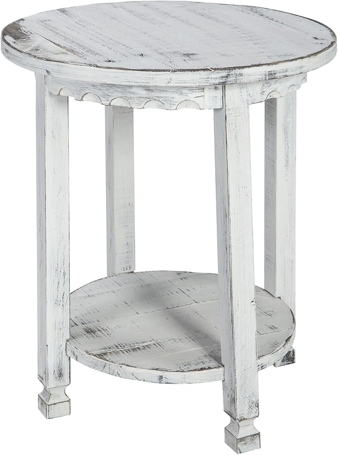 Alaterre Furniture Country Cottage Rustic Farmhouse Nightstand – 20-Inch Side - Image 7