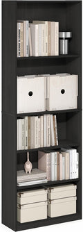 Furinno Jaya Book Shelf, 5-Tier Tall Book Shelf, Bookcase by Furinno-FitsYourSpaceFitsYourBudget
