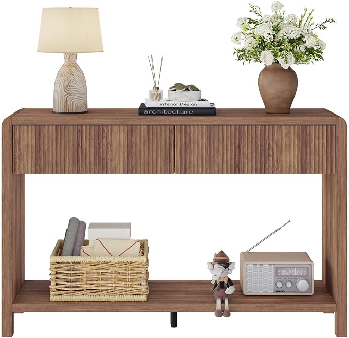 FATORRI Console Sofa Table for Entryway, Wood Foyer Tables for Living Room - Image 9