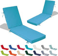 72x21x4in Lounge Cushions for Outdoor Furniture, Outdoor Lounge Chair Cushions by Odsiikly
