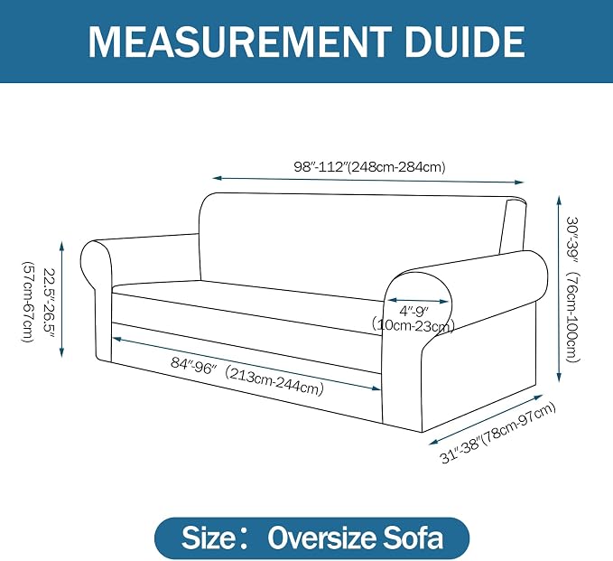 Sofa Slipcover with 2 Pillow Cover - Image 5
