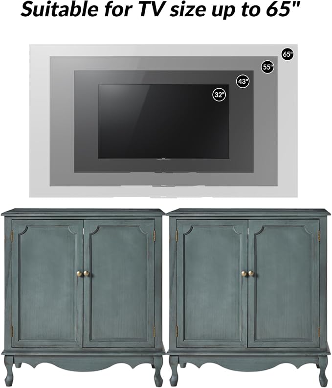 HULALA HOME Antique Accent Cabinet - Image 8