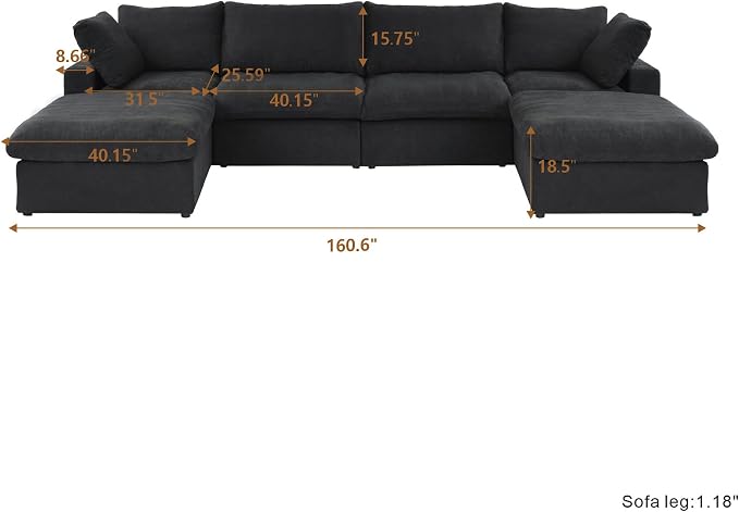 Cloud Couch Modular Sectional Sofa - Image 2