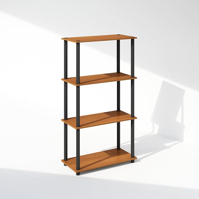 Furinno Turn-N-Tube Book Shelf, 4-Tier Bookshelf, Bookcase - Image 6