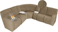 ALIECOM 100% Waterproof Recliner Sectional Couch Covers L Shape Stretch Corner by ALIECOM