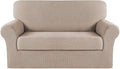 Turquoize Stretch Sofa Slipcover 2 Pieces Sofa Cover Couch Cover by Turquoize