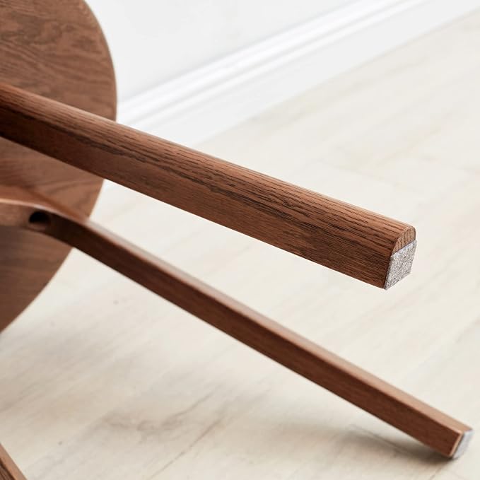 Scandinavian Walnut End Table - Image 5