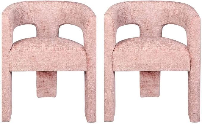 Jofran Gwen Jacquard Upholstered Accent Chair, Modern Luxury Plush Sculptural by Jofran+Inc.