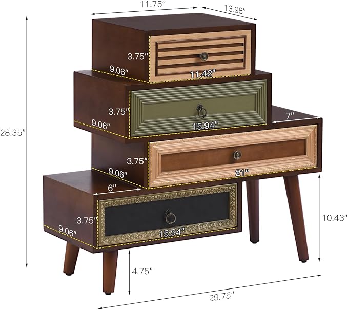 Ahokua Vintage Accent Chest - Image 2