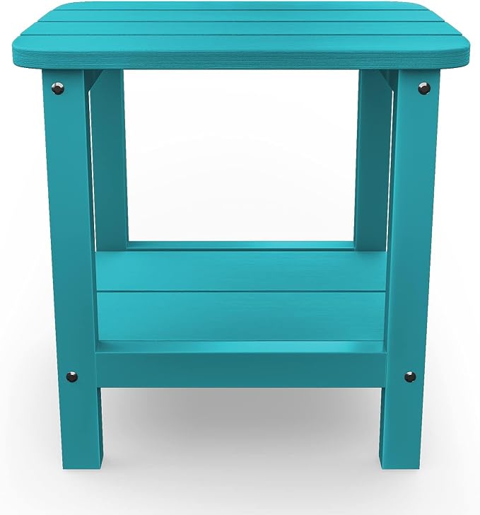 SERWALL Double Adirondack Side Table End Table Set of 6- Tiffany - Image 7