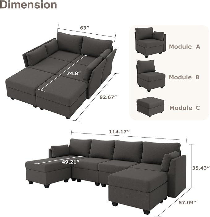 Weture Modular Sectional Sofa - Image 2