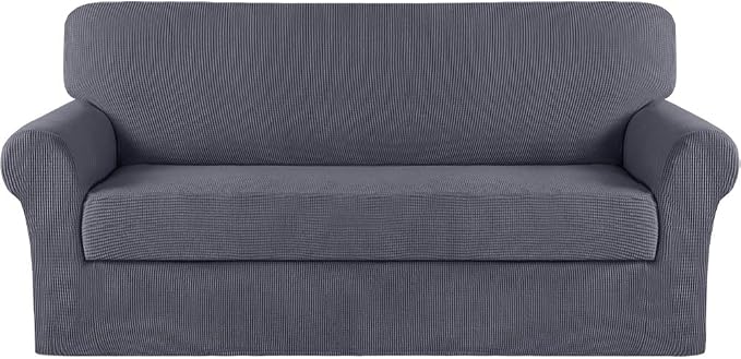Turquoize Stretch Sofa Slipcover 2 Pieces Sofa Cover Couch Cover by Turquoize