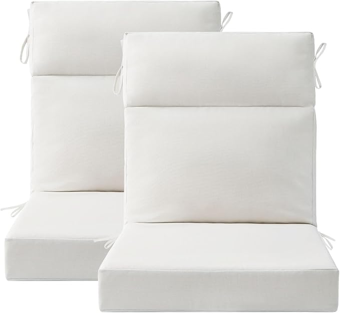 Unimatta Outdoor High Back Chair Cushion Seat Pads, 44 x 21 Inch by Unimatta