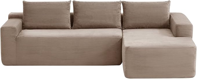 97" Cloud Sectional Couch, Modern Modular Sectional Sofa - Image 6