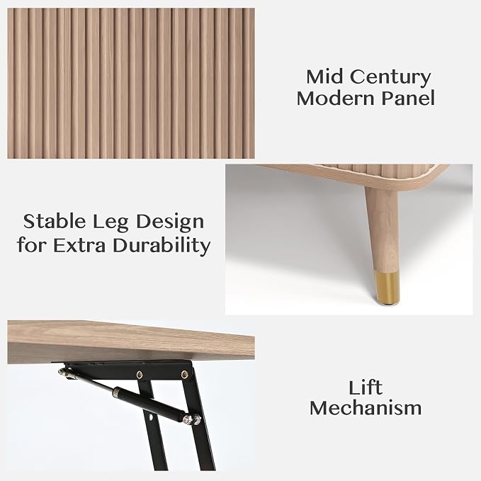 JOINICE Lift Top Coffee Table - Image 4