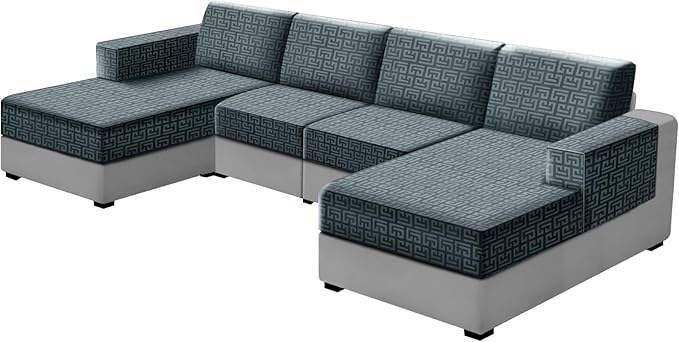 UNBBRRL 10 Pieces Stretch Sofa Cushion Covers by UNBBRRL
