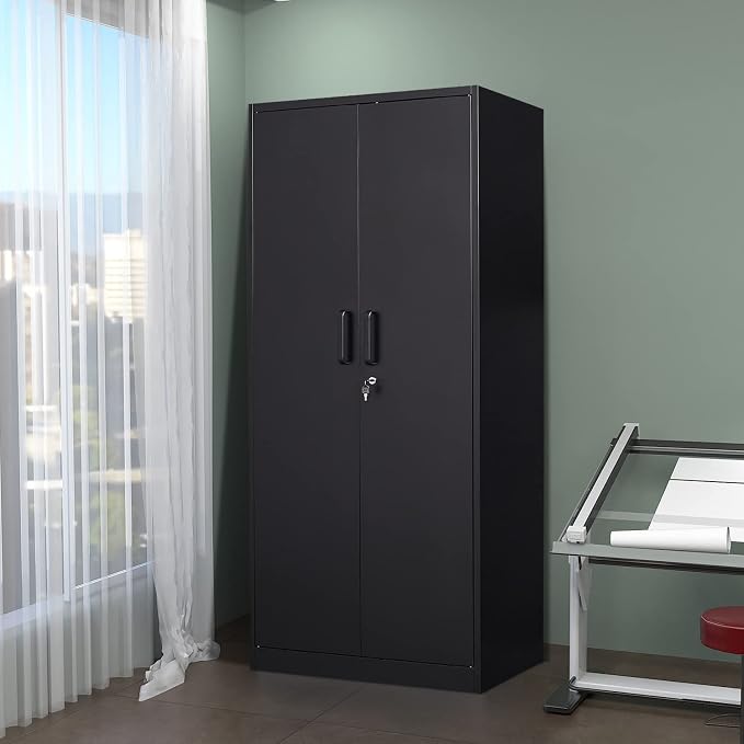 72" Tall Metal Storage Locking Cabinet - Image 6