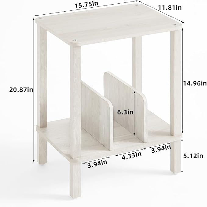LELELINKY 2-Tier Record Player Stand - Image 3