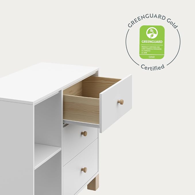 Storkcraft California 3 Drawer Combo Dresser – GREENGUARD Gold Certified - Image 6
