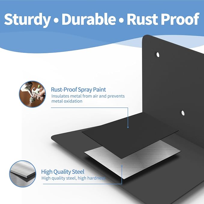 FENTEC Floating Book Shelves for Wall, Wall Mounted Invisible Floating Bookshelf - Image 6