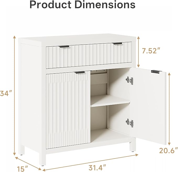 Fatmok Fluted Buffet Cabinet - Image 2