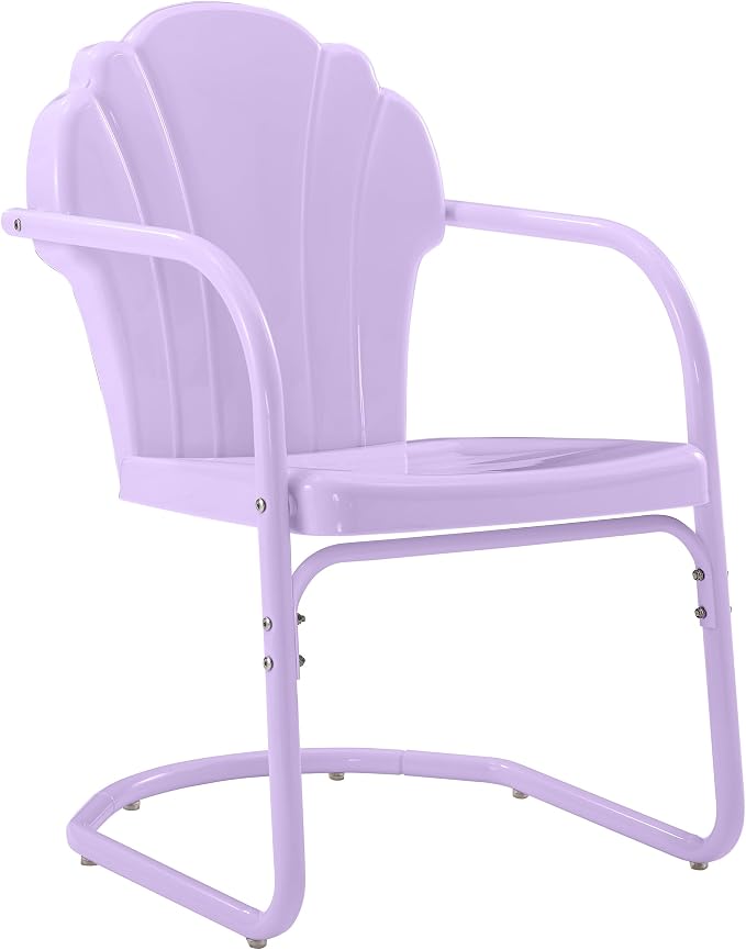 Crosley Furniture Tulip 2-Piece Outdoor Chair Set, Vintage Retro Metal Patio by CrosleyFurniture