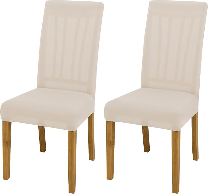 BIETYONE Stretch Dining Chair Covers Set of 2, Soft Removable Washable Kitchen by BIETYONE