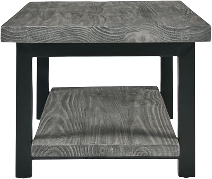 Alaterre Furniture Pomona Living Room 42 Inch Rectangular Solid Wood Coffee - Image 12