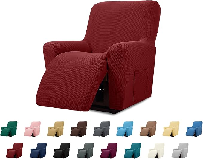 Cupuamon Recliner Chair Covers, Lazy Boy Recliner Covers Stretch Reclining by Cupuamon