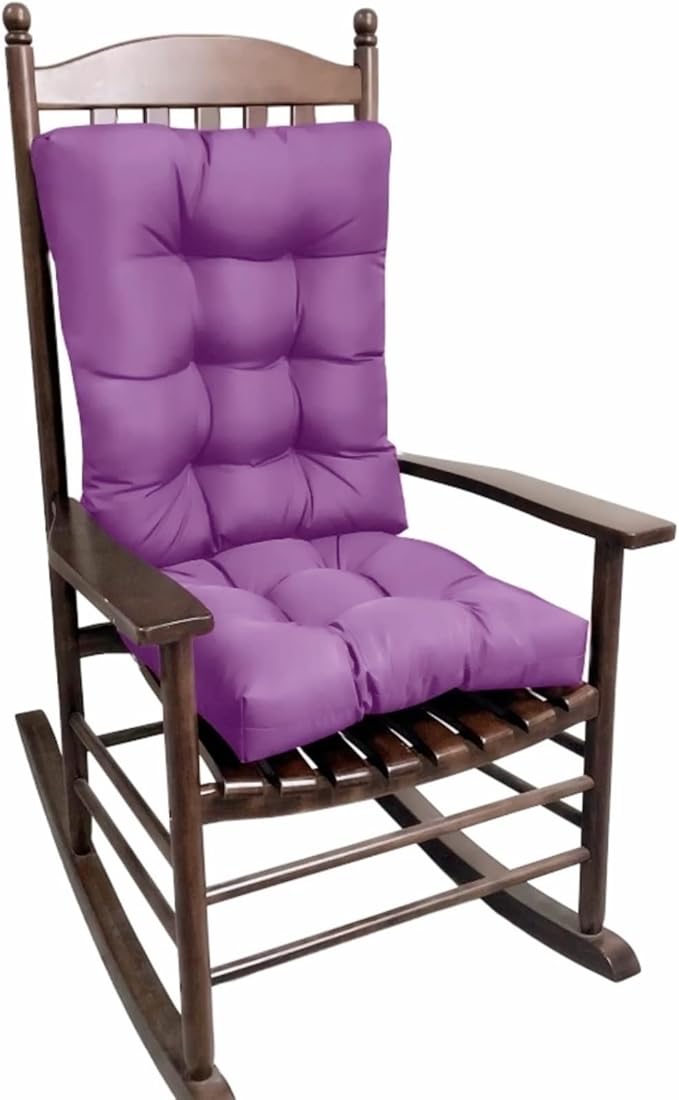 Chair Cushion Set for Rocking Chair, Rocking Chair Cushion, Overstuffed Seat by Unknown