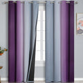Estelar Textiler Purple and Grey Ombre Blackout Curtains 90 Inches Long 2 by ESTELARTEXTILER
