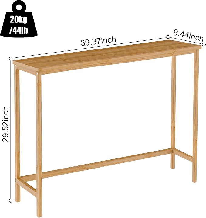 VASMIA Console Table, Entryway Table, Narrow Sofa Table, Living Room - Image 3
