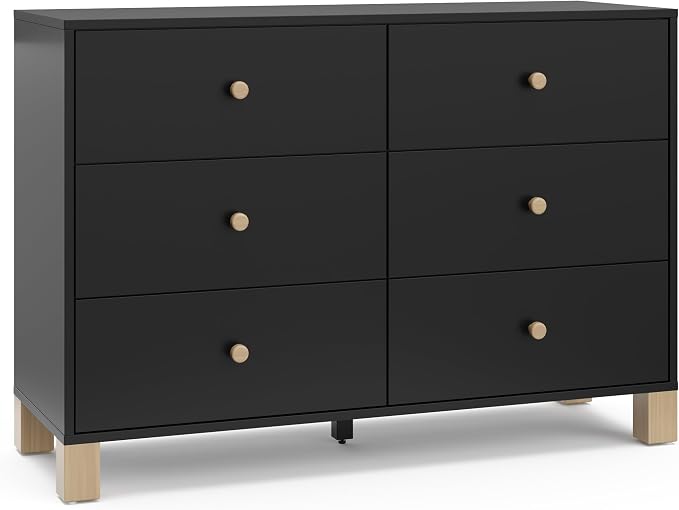 Storkcraft California 6-Drawer Double Dresser by Storkcraft