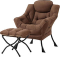 Tiita Lazy Chair with Ottoman, Comfy Leisure Sofa Armchair with Ottoman by TiitaHome