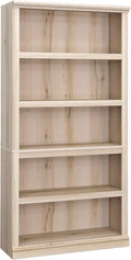 Sauder 5 Tier Book Shelf Wooden Bookcase Multipurpose Bookshelf by SAUDER%C2%AE