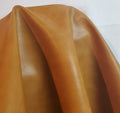Caramel Light Tan Soft Faux Vegan PU Leather Sheet Fabric by The Yard Synthetic by NATLeathers