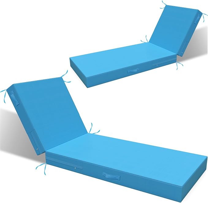 L'AGRATY Outdoor Lounge Chaise Cushion: 72x21x3 Inch Waterproof Lounge Chair by LAGRATY