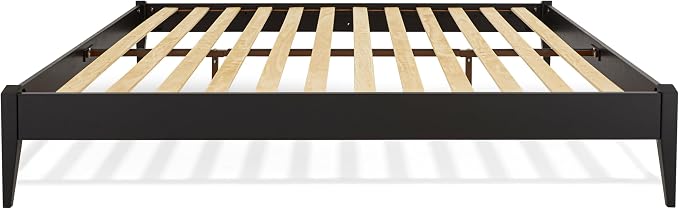 Bme Dinkee Queen Platform Bed Frame Wood 15 Inch - Image 4