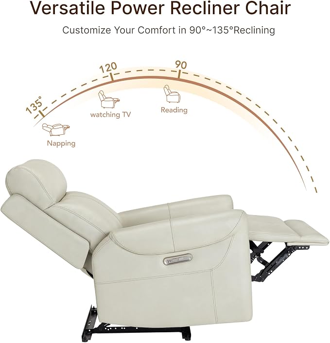 KISLOT Leather Recliner Chair for Adults Wall Hugger RV Recliner - Image 5