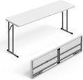 VINGLI 5 FT Narrow Folding Table, Home Work by VINGLI