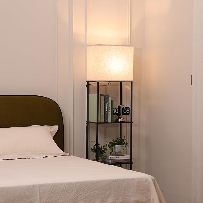 Gupuzm Floor Lamp with Shelves, Large Size Rectangle Standing Lamp with 3 Color - Image 6