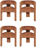 Jofran Gwen Jacquard Upholstered Accent Chair, Modern Luxury Plush Sculptural by Jofran+Inc.