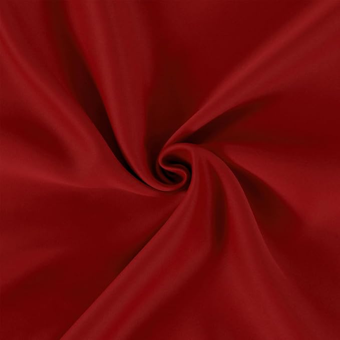 LEMOMO Dark Red Thermal Blackout Curtains/52 x 95 Inch/Set of 2 Panels Room - Image 4