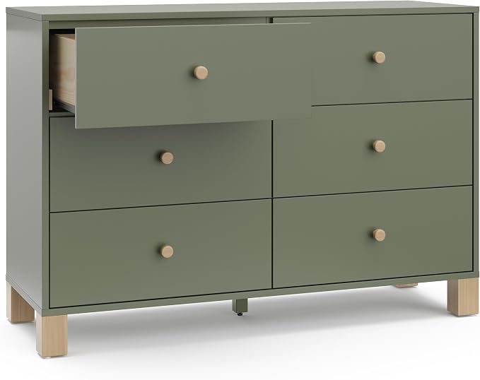 Storkcraft California 6-Drawer Double Dresser - Image 12